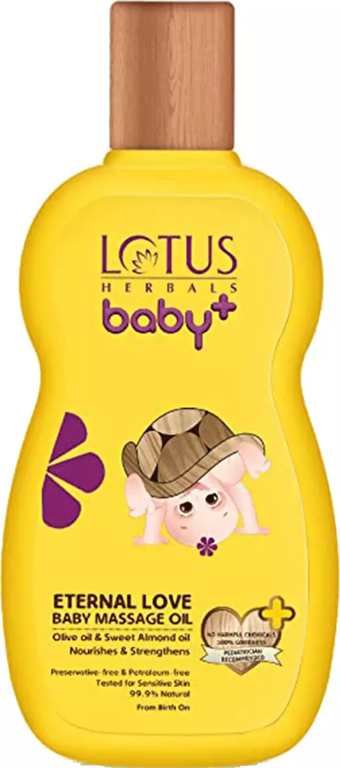 Lotus Herbals Baby+ Eternal Love Baby Massage Oil, 200 ml-1.webp
